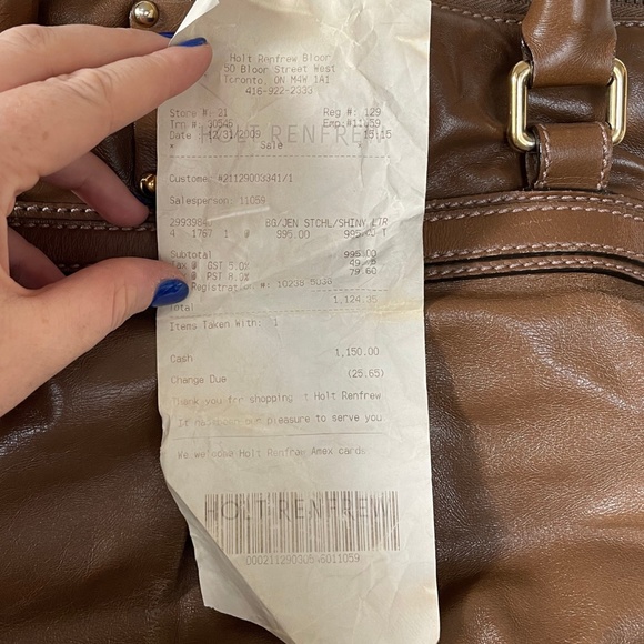 Marc Jacobs Palais Royal Jen Vintage Large Satchel circa 2009 - Brown Leather - Picture 14 of 14